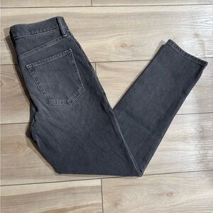 Banana Republic Charcoal Ultra High-Rise Slim Fit Denim Jeans